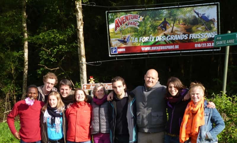 anniversaire au parc aventure