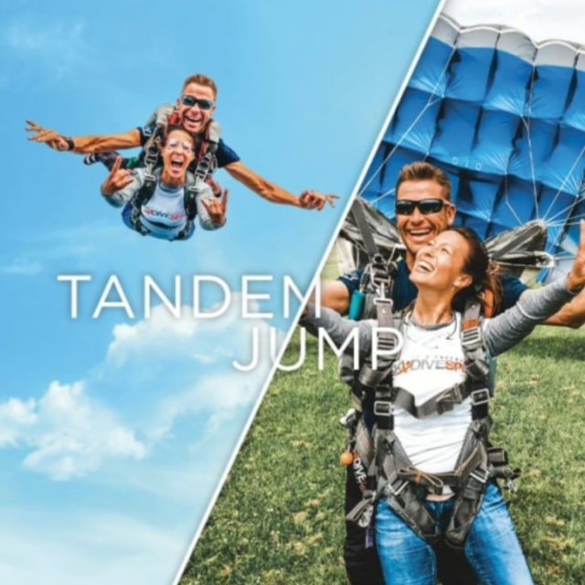 Bon Cadeau  – Sky Dive Spa –  saut en parachute tandem