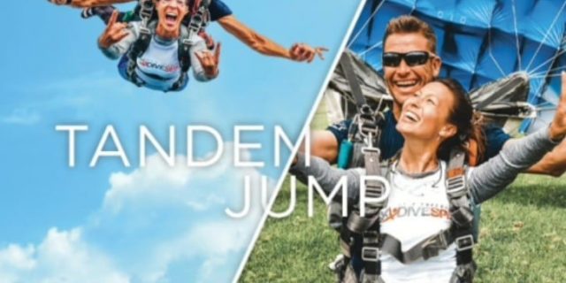 Bon Cadeau  – Sky Dive Spa –  saut en parachute tandem
