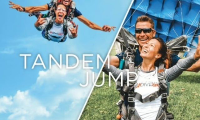 Bon Cadeau  – Sky Dive Spa –  saut en parachute tandem
